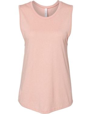 Bella Canvas Jersey Muscle Tank - Pink