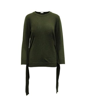 Sandro Waist Tie Sweater - Green