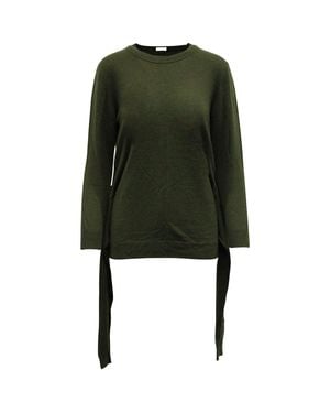 Sandro Waist Tie Sweater - Green