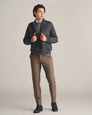 Members Only Iconic Racer Quilted Lining Jacket (slim Fit) - Multicolor
