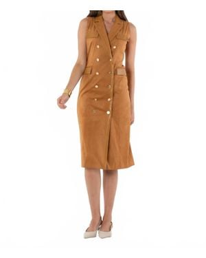 Emily Mccarthy Kelly Midi Dress - Brown