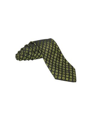 Zilli Clustered Dot Silk Tie - Green