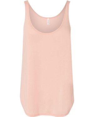 Bella Canvas Flowy Tank With Side Slit - Pink