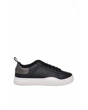 DIESEL Perforated Rubber Sneakers - Black