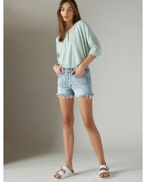 Lucky Brand 3" Mid Rise Boy Short - Blue