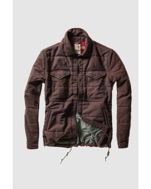 Relwen Moleskin Snap Cpo Jacket - Brown