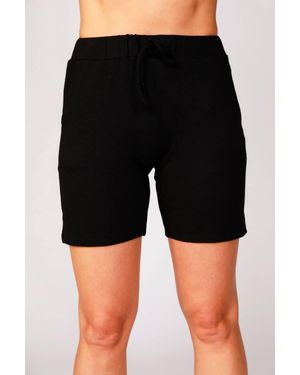 French Kyss Tie Waist Short - Black