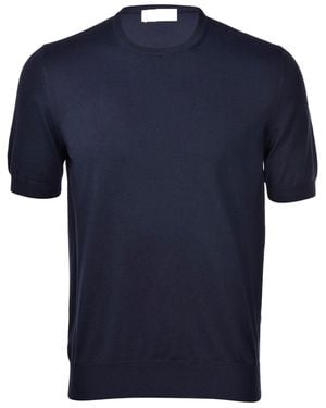 Paolo Fiorillo Knit Paricollo Sweater - Blue