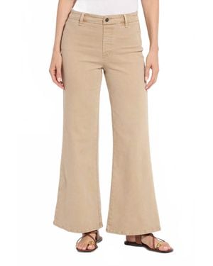 Lyssé Iris Wide Leg Everyday Denim Pants - Natural