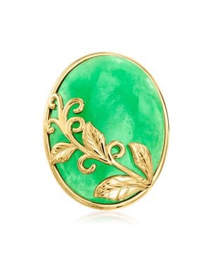 Ross-Simons Jade Vine Ring - Green