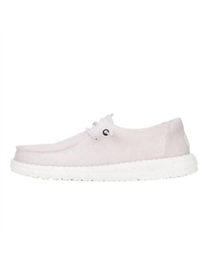 HEYDUDE Wendy Stretch Canvas Slip-On Shoe - White