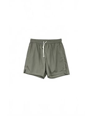 Fedeli Madeira Airstop Swim Shorts Trunks - Green
