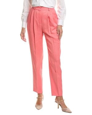 BOSS Tefike Linen-Blend Trouser - Pink