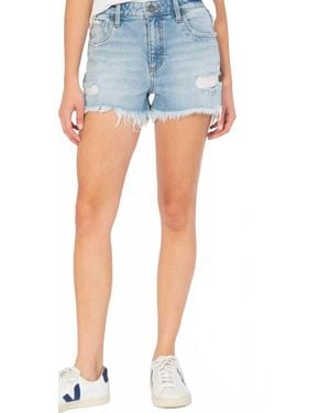 Kut From The Kloth Jane High Rise Short Shorts - Blue