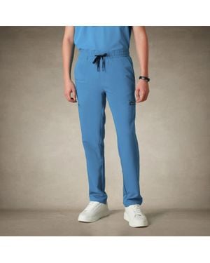 Members Only Hampton Open Bottom Scrub Pants - Blue