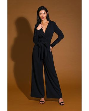 TRUEDAMES My Love Language Woven Jumpsuit - Brown