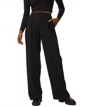 Greyson Clothiers Phoenix Wide Leg Trouser - Black