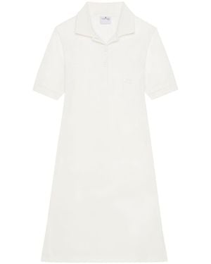 Courreges Polo Collar Dress - White