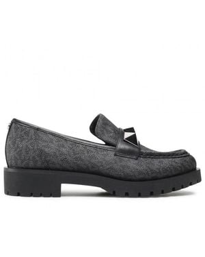 Michael Kors Holland Monogram Loafers - Black