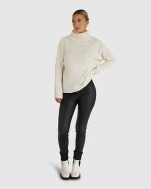 Belle & Bloom Right Here Waiting Open Back Knit - White