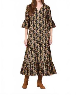 Livro Orchard Maxi Dress - Brown