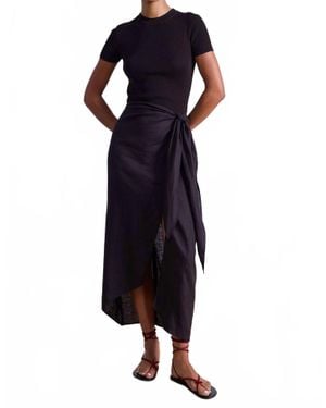 Apiece Apart Lexi Sarong Skirt - Blue