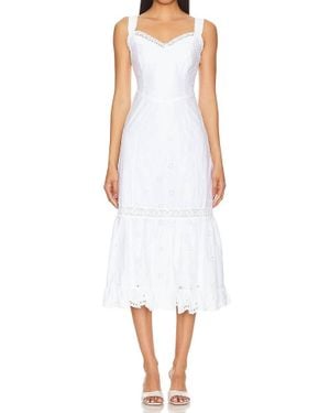 PAIGE Pallas Midi Dress - White