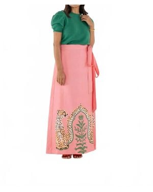 Emily Mccarthy Audrey Maxi Skirt - Red