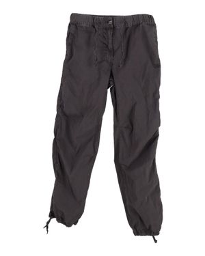 Ganni Poplin Cargo Pants - Gray