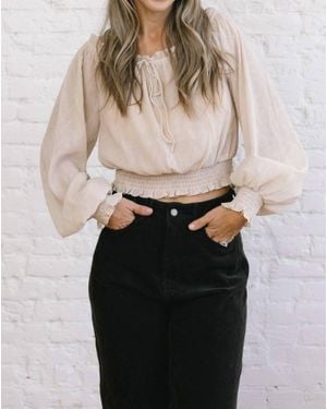 GRADE & GATHER Nat Top - Black