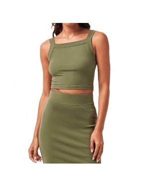 Travis Mathew Cloud Rib Pinot Tank Top - Green