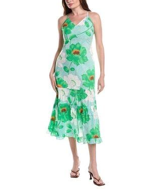 FLORA BEA NYC Franzi Midi Dress - Green