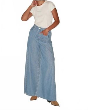 eTica Lauren Wide Leg Jeans - Blue