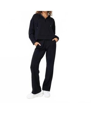 EsQualo Birte Modal Flare Pants - Black