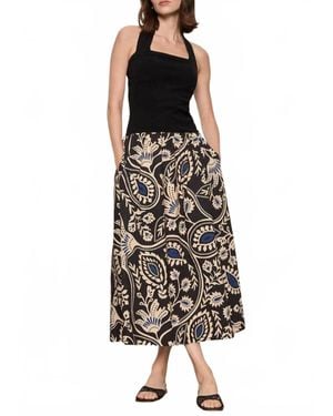 Sanctuary Forward Mix Media Dress - Black