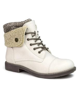 White Mountain Duena Boots Ankle Winter Bootie Zap2133 - White