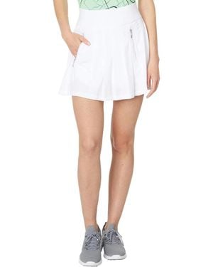 Jamie Sadock Cooltrex 16" Pleated Golf Skorts Athletic Gbo633 - White