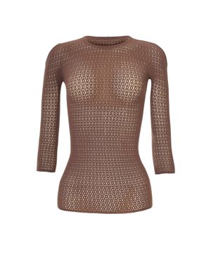 Wolford Daisy Net Body - Brown