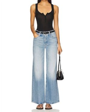 Mother Lil Tomcat Roller Jean - Blue