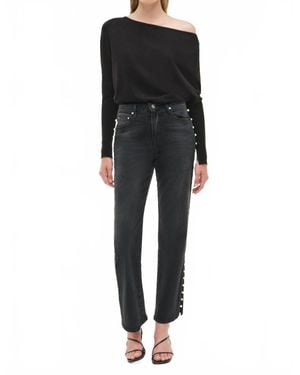 Jonathan Simkhai Amelia High Rise Jeans - Black