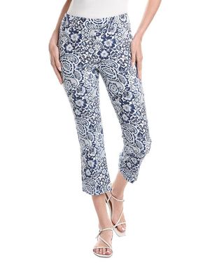 Tahari Cropped Pant - Blue