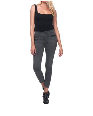 Etienne Marcel Multi Zip Skinny Jean - Black