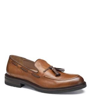 Johnston & Murphy Hartford Tassel Slip-On Loafer - Brown