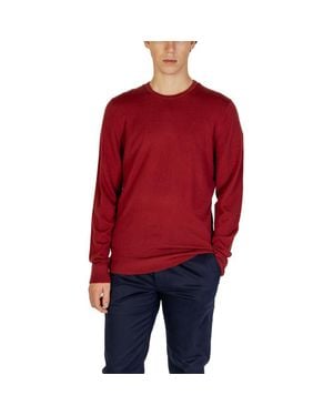 Calvin Klein Recycled Wool Sweatshirt - Red
