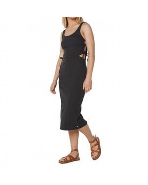 Roxy Surf Stoked Midi Dress - Black