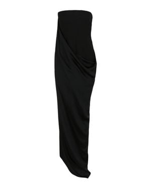 Ferragamo Sleeveless Twofer Gown - Black