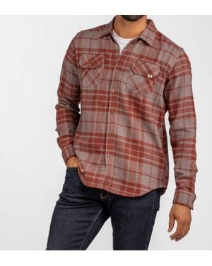 Liv Mason Flannel Shirt - Red