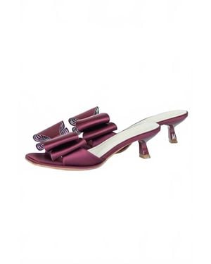 Matisse Holland Bow Heels - White