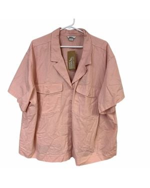 Eddie Bauer Everyday Button Down Shirt - Pink