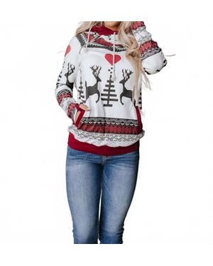 Ampersand Ave Doublehood Sweatshirt - Multicolor